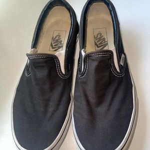 Black Slip-On Vans